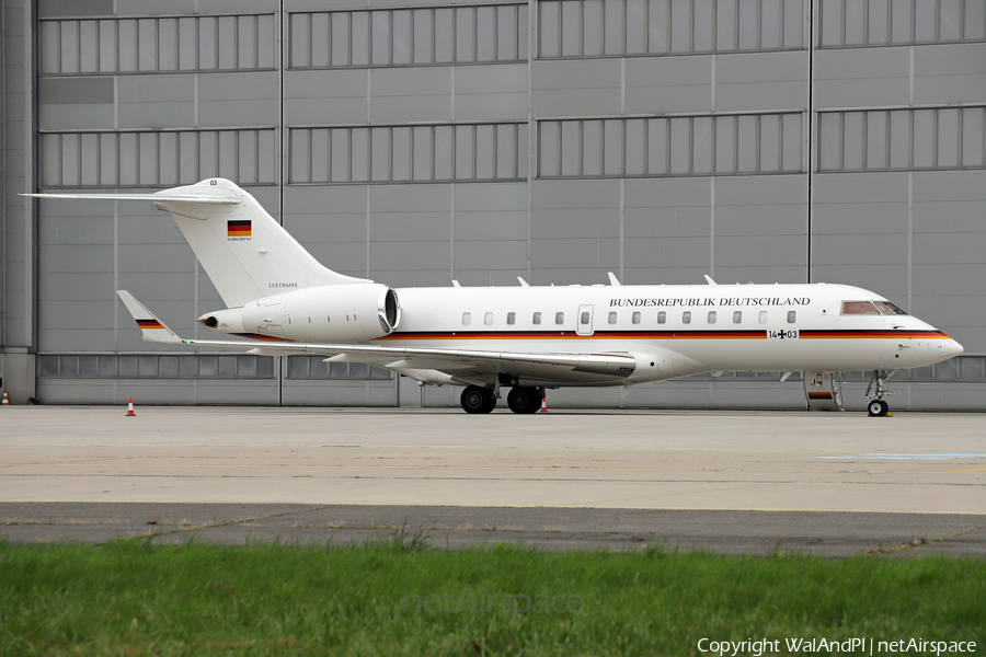 German Air Force (Luftwaffe) Bombardier BD-700-1A11 Global 5000 (1403) | Photo 472874