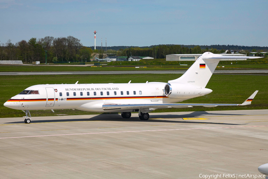 German Air Force Bombardier BD-700-1A10 Global 6000 (1407) | Photo 524946