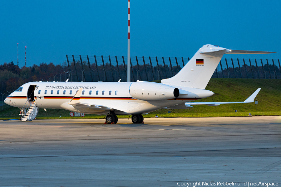 German Air Force (Luftwaffe) Bombardier BD-700-1A10 Global 6000 (1407) | Photo 358898