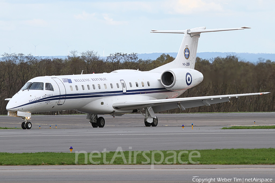 Hellenic Air Force (Polemikí Aeroporía) Embraer ERJ-135LR (145-209) | Photo 237919