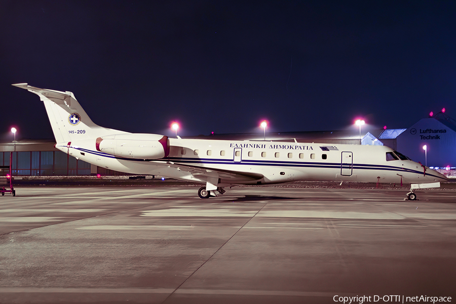 Hellenic Air Force (Polemikí Aeroporía) Embraer ERJ-135LR (145-209) | Photo 553821