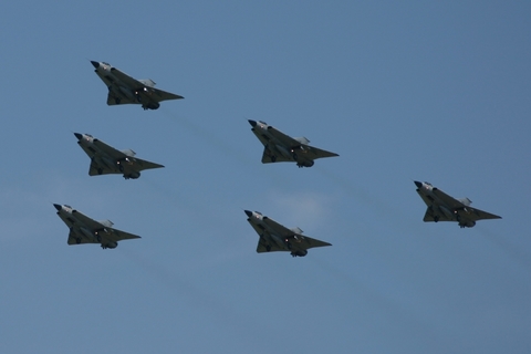 Austrian Air Force SAAB J 35OE Draken (15) at  Zeltweg, Austria