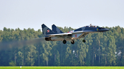 Polish Air Force (Siły Powietrzne) Mikoyan-Gurevich MiG-29UB Fulcrum (15) at  Radom, Poland