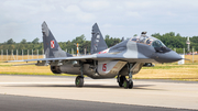 Polish Air Force (Siły Powietrzne) Mikoyan-Gurevich MiG-29UB Fulcrum (15) at  Geilenkirchen, Germany