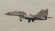 Polish Air Force (Siły Powietrzne) Mikoyan-Gurevich MiG-29UB Fulcrum (15) at  Malbork, Poland