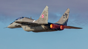 Polish Air Force (Siły Powietrzne) Mikoyan-Gurevich MiG-29UB Fulcrum (15) at  Malbork, Poland