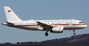 German Air Force (Luftwaffe) Airbus A319-133X CJ (1501) at  Cologne/Bonn, Germany