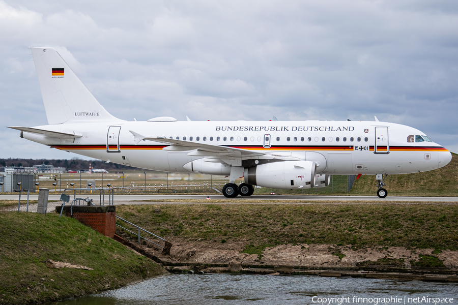 German Air Force (Luftwaffe) Airbus A319-133X CJ (1501) | Photo 437841