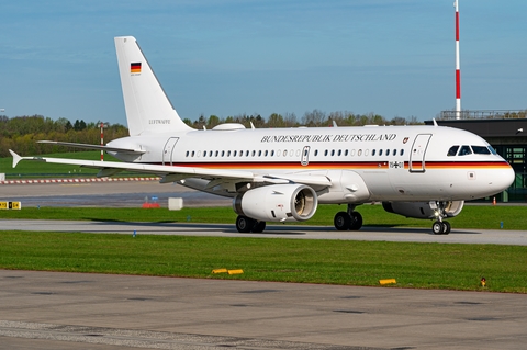 German Air Force Airbus A319-133X CJ (1501) at  Hamburg - Fuhlsbuettel (Helmut Schmidt), Germany