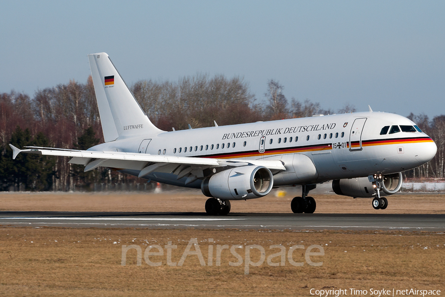 German Air Force Airbus A319-133X CJ (1501) | Photo 57660