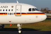 German Air Force (Luftwaffe) Airbus A319-133X CJ (1501) at  Berlin - Tegel, Germany