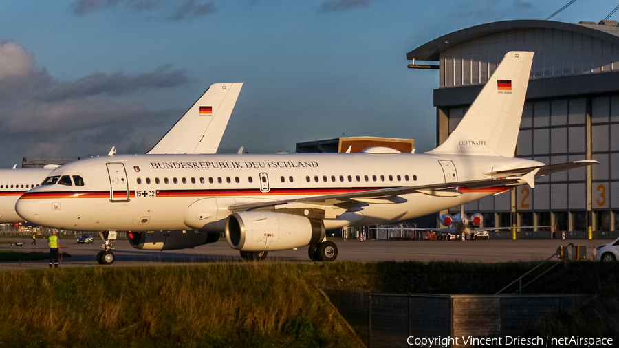 German Air Force (Luftwaffe) Airbus A319-133X CJ (1502) | Photo 535268