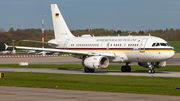 German Air Force Airbus A319-133X CJ (1502) at  Hamburg - Fuhlsbuettel (Helmut Schmidt), Germany