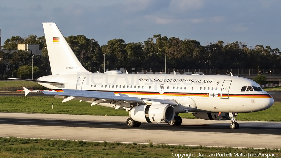 German Air Force Airbus A319-133X CJ (1502) | Photo 530070