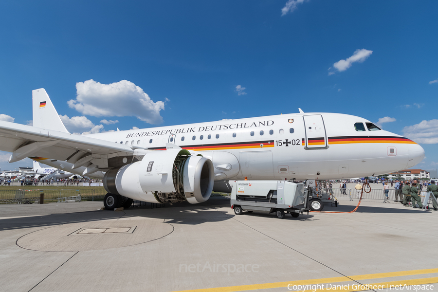 German Air Force (Luftwaffe) Airbus A319-133X CJ (1502) | Photo 111238