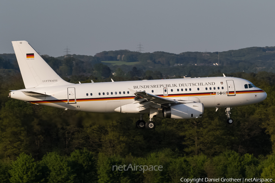 German Air Force Airbus A319-133X CJ (1502) | Photo 112700