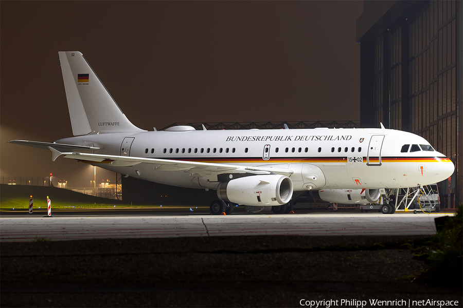 German Air Force Airbus A319-133X CJ (1502) | Photo 376379