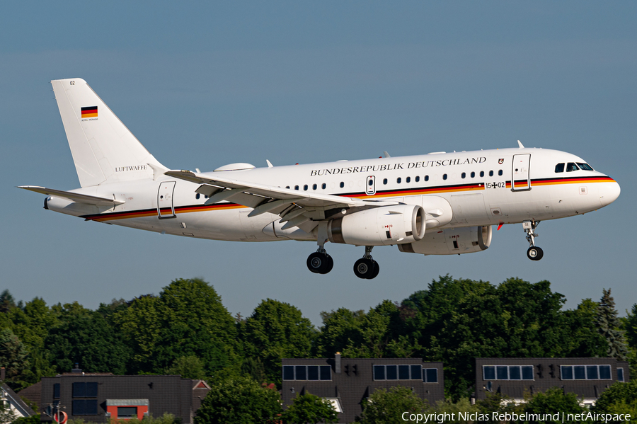 German Air Force Airbus A319-133X CJ (1502) | Photo 389927