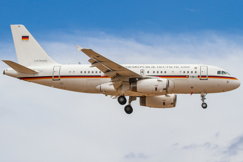 German Air Force Airbus A319-133X CJ (1502) at  Gran Canaria, Spain