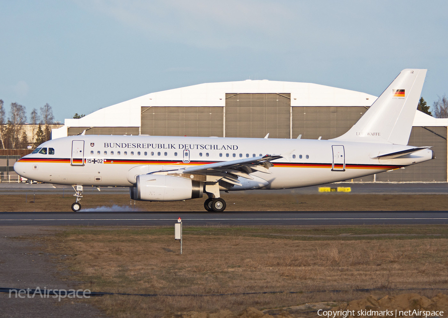 German Air Force Airbus A319-133X CJ (1502) | Photo 106606