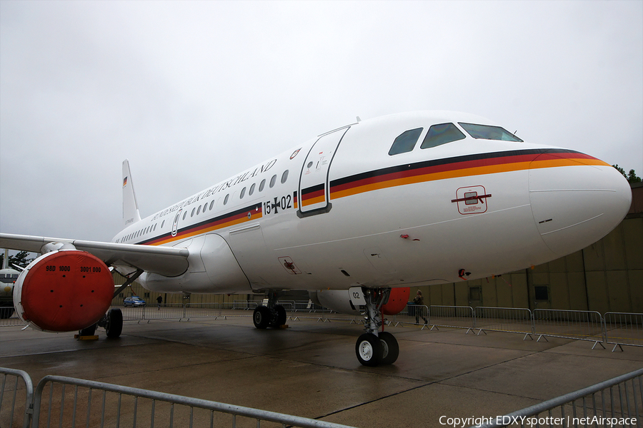 German Air Force (Luftwaffe) Airbus A319-133X CJ (1502) | Photo 276297