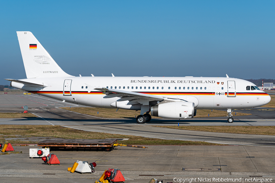 German Air Force Airbus A319-133CJ (1503) | Photo 434036