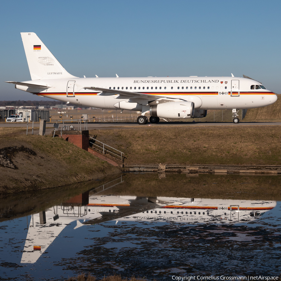 German Air Force Airbus A319-133CJ (1503) | Photo 434181