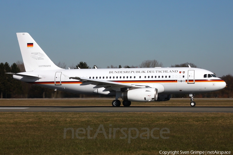 German Air Force Airbus A319-133CJ (1503) | Photo 498373