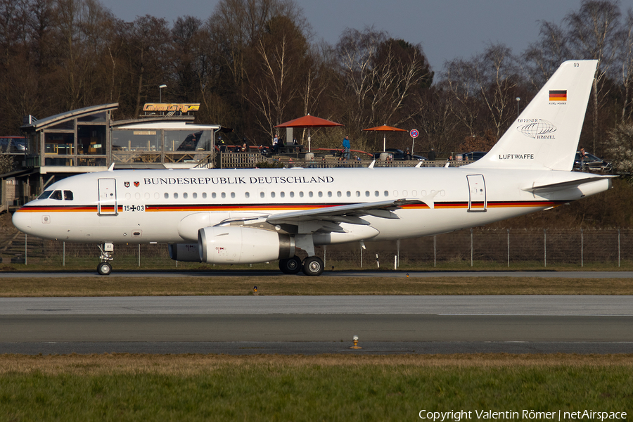 German Air Force Airbus A319-133CJ (1503) | Photo 499858