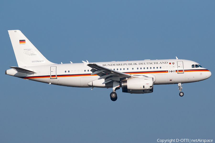 German Air Force Airbus A319-133CJ (1503) | Photo 413811