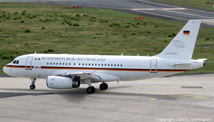 German Air Force Airbus A319-133CJ (1503) | Photo 393491