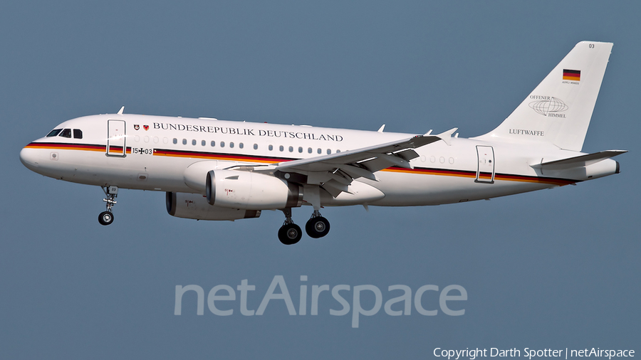 German Air Force Airbus A319-133CJ (1503) | Photo 374342