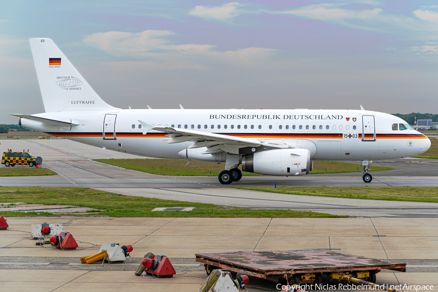 German Air Force Airbus A319-133CJ (1503) | Photo 390782