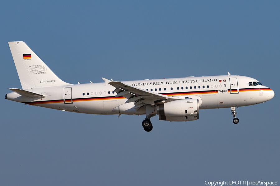 German Air Force Airbus A319-133CJ (1503) | Photo 398207