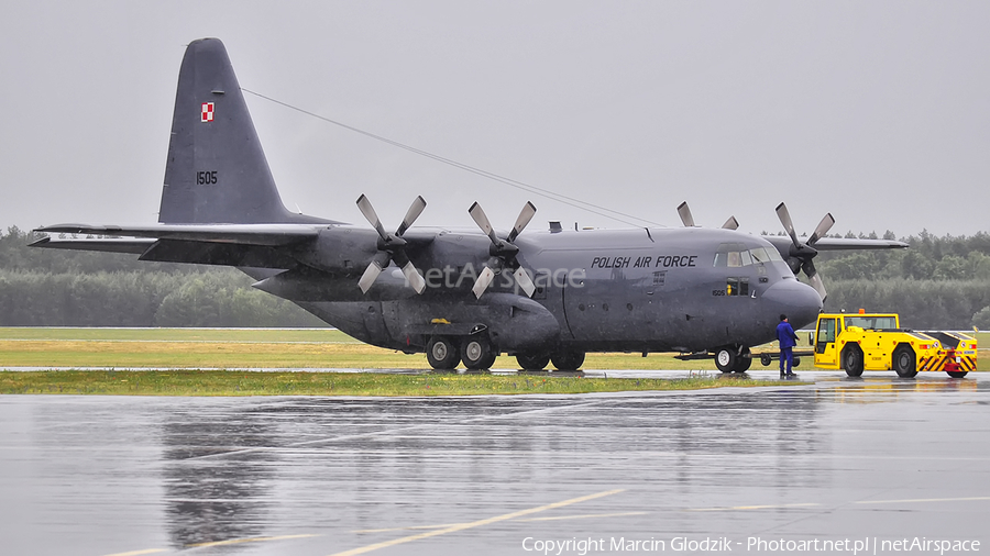 Polish Air Force (Siły Powietrzne) Lockheed C-130E Hercules (1505) | Photo 224461