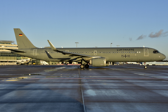 German Air Force (Luftwaffe) Airbus A321-251NX (1510) at  Cologne/Bonn, Germany