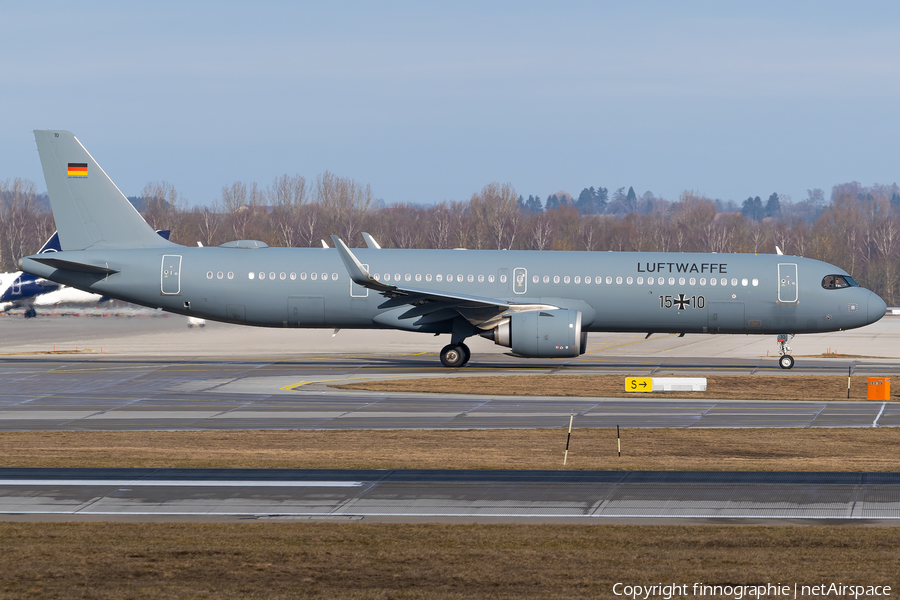 German Air Force (Luftwaffe) Airbus A321-251NX (1510) | Photo 554104
