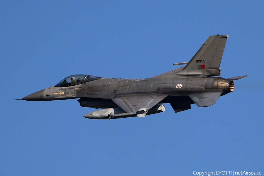 Portuguese Air Force (Força Aérea Portuguesa) General Dynamics F-16AM Fighting Falcon (15104) | Photo 154221