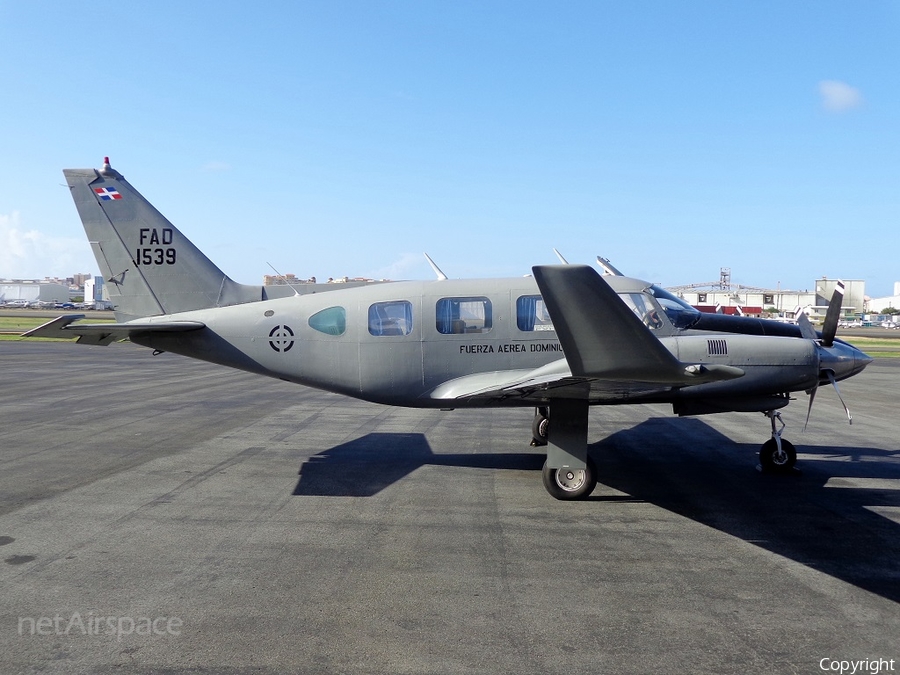 Dominican Republic Air Force (Fuerza Aerea Dominicana) Piper PA-31-350 Navajo Panther (1539) | Photo 32571