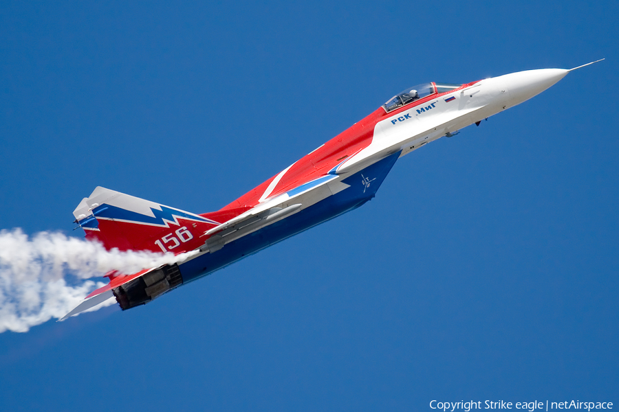 Russian Federation Air Force Mikoyan-Gurevich MiG-29OVT Fulcrum (156 WHITE) | Photo 116285