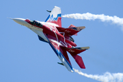 Russian Federation Air Force Mikoyan-Gurevich MiG-29OVT Fulcrum (156 WHITE) at  RAF Fairford, United Kingdom