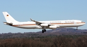 German Air Force (Luftwaffe) Airbus A340-313X (1601) at  Cologne/Bonn, Germany