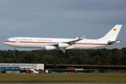 German Air Force Airbus A340-313X (1602) at  Hamburg - Fuhlsbuettel (Helmut Schmidt), Germany