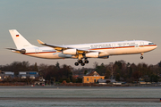 German Air Force Airbus A340-313X (1602) at  Hamburg - Fuhlsbuettel (Helmut Schmidt), Germany