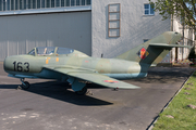 East German Air Force Mikoyan-Gurevich MiG-15UTI Midget (163) at  Berlin - Gatow, Germany