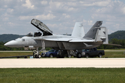 United States Navy Boeing F/A-18F Super Hornet (166461) at  La Crosse - Regional, United States