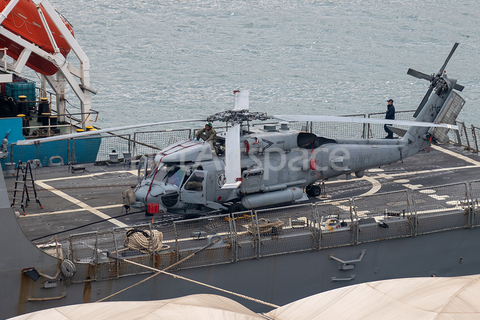 United States Navy Sikorsky MH-60R Seahawk (166547) at  Valetta Grand Harbour, Malta