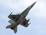 United States Navy Boeing F/A-18F Super Hornet (166923) at  Farnborough, United Kingdom