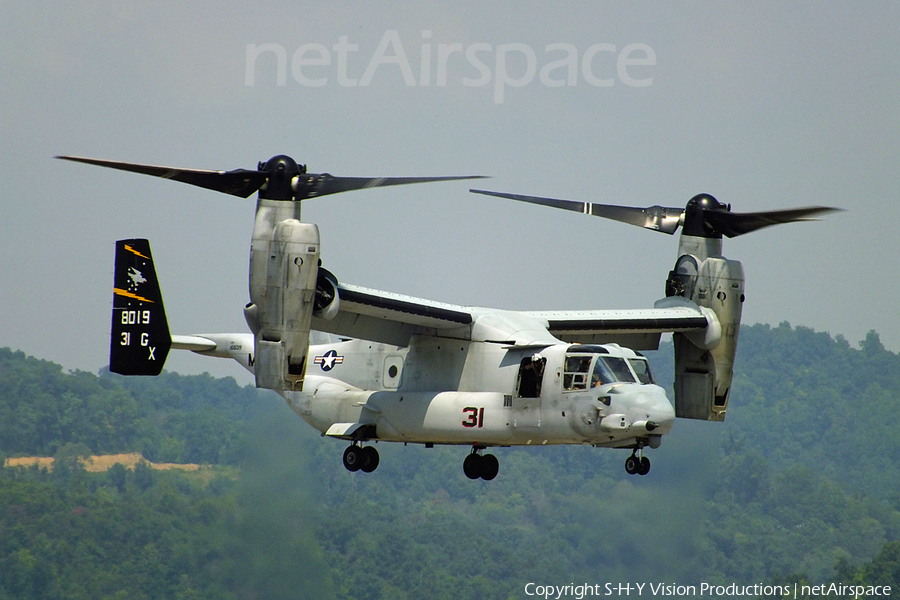 United States Marine Corps Boeing MV-22B Osprey (168019) | Photo 53672