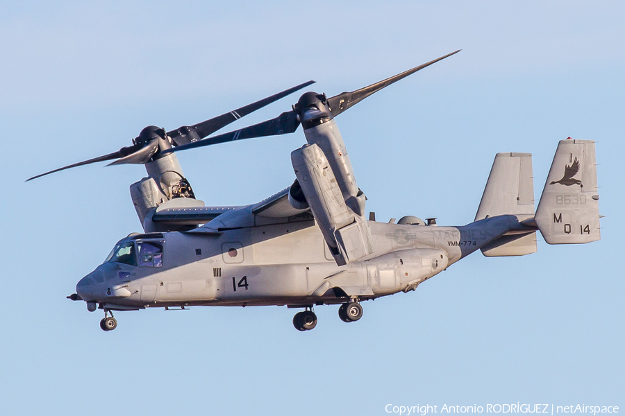 United States Marine Corps Boeing MV-22B Osprey (168630) | Photo 359881